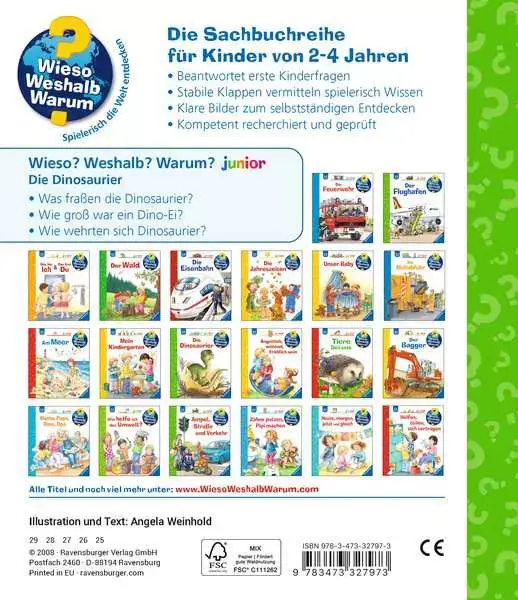 Ravensberger Matratzen Ravensburger Wieso? Weshalb? Warum? junior, Band 25: Die Dinosaurier Wochenangebot