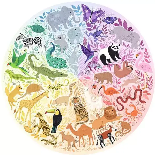 Ravensberger Matratzen Puzzle 500 Teile - Circle of Colors - Animals Limitierter Zeitrabatt