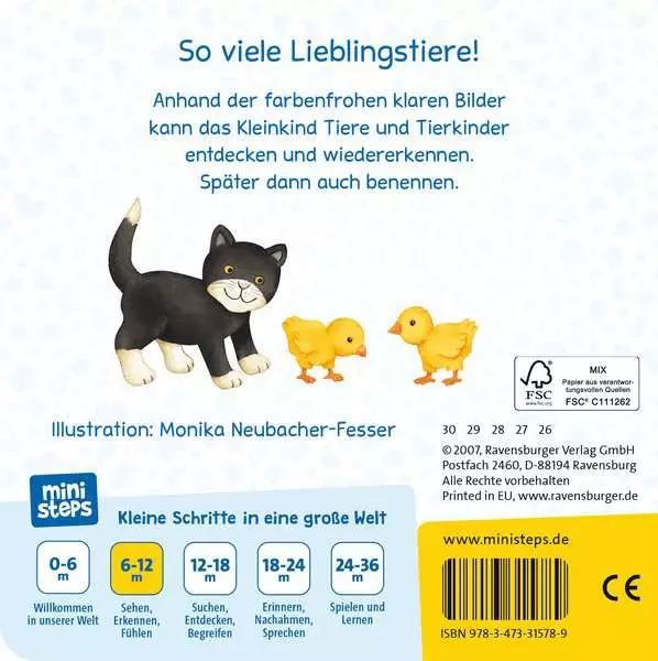 Ravensberger Matratzen ministeps: Meine allerersten Tiere Black Friday