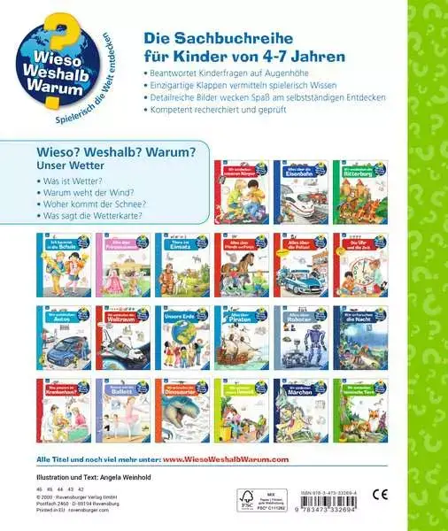 Ravensberger Matratzen Ravensburger Wieso? Weshalb? Warum?, Band 10: Unser Wetter Blitzangebot