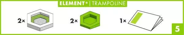 Ravensberger Matratzen GraviTrax Element Trampoline - Kugelbahn-Erweiterung für Kinder ab 8 Jahren Neueste Stile