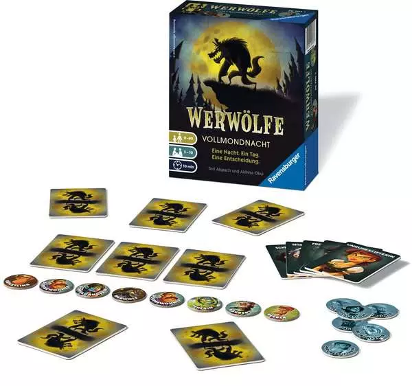 Ravensberger Matratzen Werwölfe Vollmondnacht - Spiel ab 9 Jahren Letzter Tag
