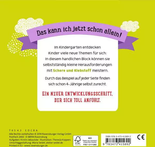 Ravensberger Matratzen Im Kindergarten: Schneiden und Kleben Online