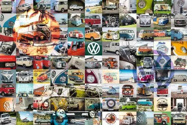 Ravensberger Matratzen Puzzle 3000 Teile - 99 Bulli Moments Versandkostenfrei