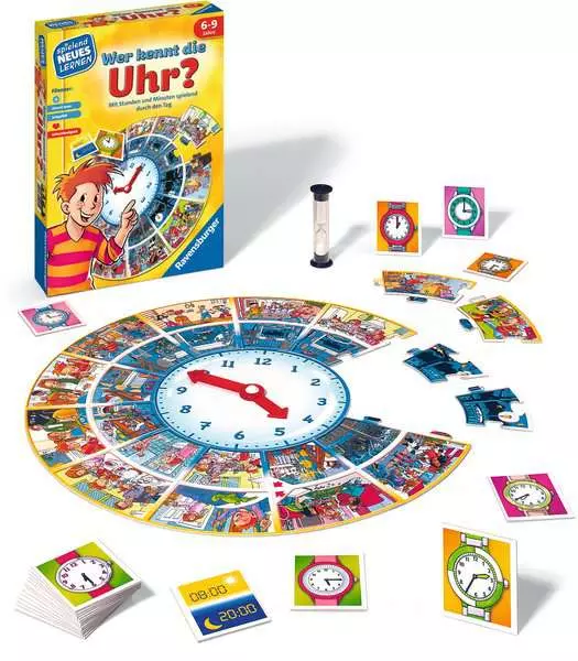 Ravensberger Matratzen Wer kennt die Uhr? - Kinderspiel ab 6 Jahren Großer Ausverkauf