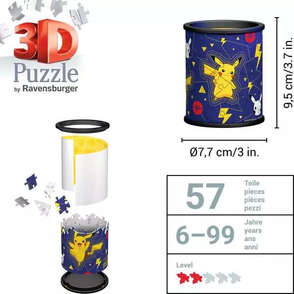 Ravensberger Matratzen 3D Puzzle Utensilo - Pokémon Begrenztes Angebot