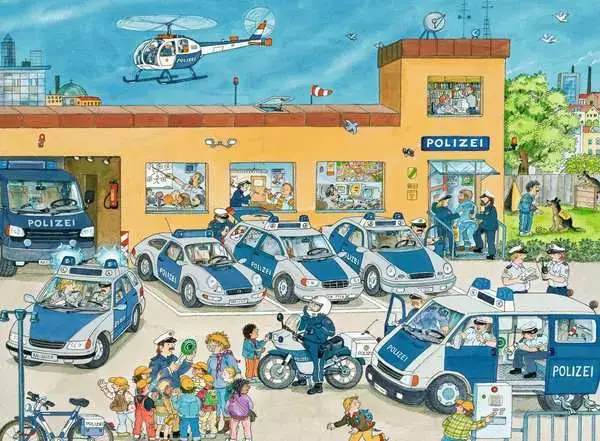 Ravensberger Matratzen Kinderpuzzle ab 6 Jahren - Polizeirevier - 100 Teile Black Friday