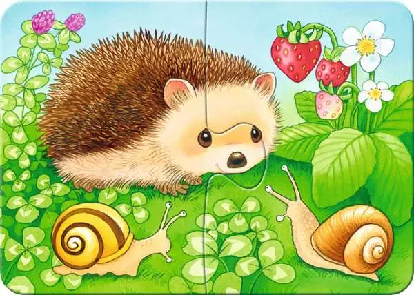 Ravensberger Matratzen Kinderpuzzle ab 2 Jahren - Süße Gartenbewohner - 2 + 4 + 6 + 8 Teile Cyber Monday