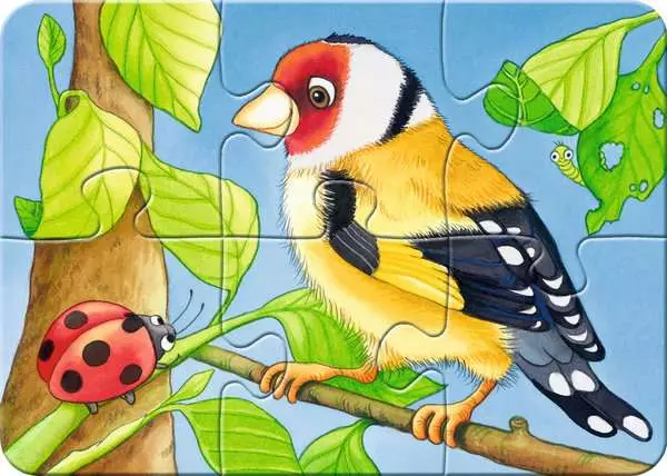 Ravensberger Matratzen Kinderpuzzle ab 2 Jahren - Süße Gartenbewohner - 2 + 4 + 6 + 8 Teile Cyber Monday
