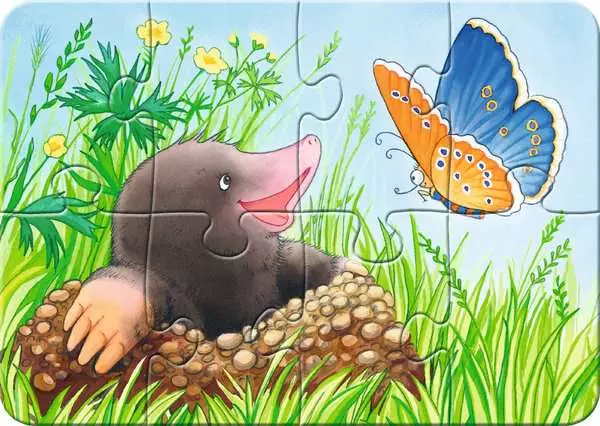 Ravensberger Matratzen Kinderpuzzle ab 2 Jahren - Süße Gartenbewohner - 2 + 4 + 6 + 8 Teile Cyber Monday