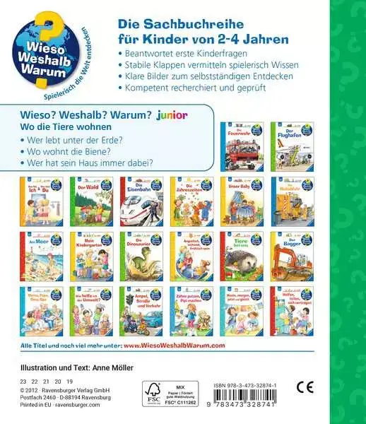 Ravensberger Matratzen Ravensburger Wieso? Weshalb? Warum? junior, Band 46: Wo die Tiere wohnen Zeitlich begrenztes Angebot