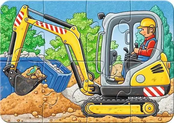 Ravensberger Matratzen Kinderpuzzle ab 2 Jahren - Bei der Arbeit - 2 + 4 + 6 + 8 Teile Exklusive Angebote
