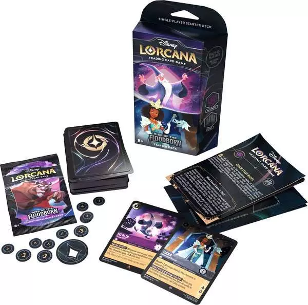 Ravensberger Matratzen Disney Lorcana: Aufstieg der Flutgestalten - Starter Deck Amethyst und Stahl (Englisch) Blitzangebot
