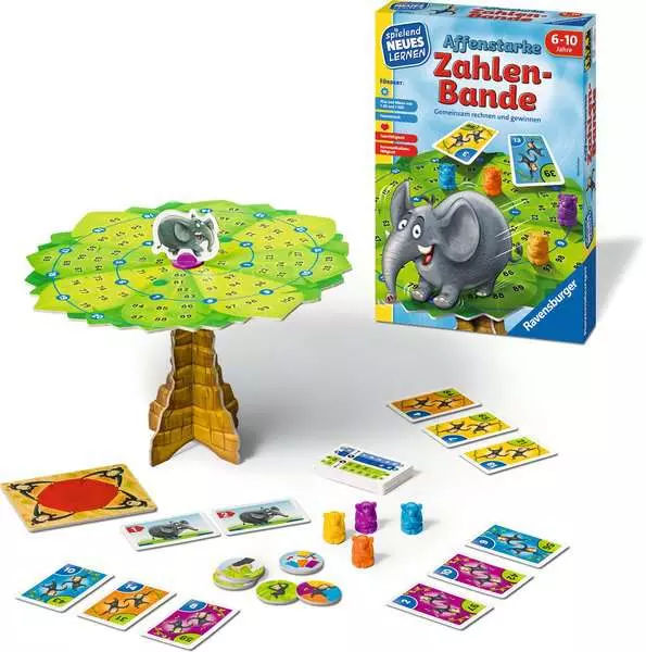 Ravensberger Matratzen Affenstarke Zahlen-Bande - Kinderspiel ab 6 Jahren Sonderangebote