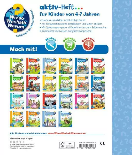 Ravensberger Matratzen Ravensburger Wieso? Weshalb? Warum? aktiv-Heft: Pferde Begrenzte Freigabe