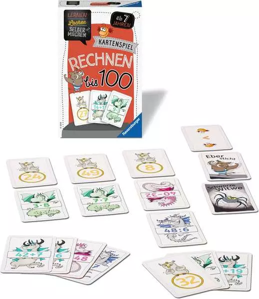 Ravensberger Matratzen Lernen Lachen Selbermachen: Rechnen bis 100 - Kartenspiel ab 7 Jahren Zeitbegrenzte Promotion
