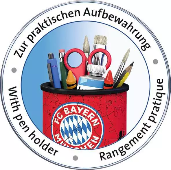 Ravensberger Matratzen 3D Puzzle Utensilo - FC Bayern München Sonderangebot der Fabrik