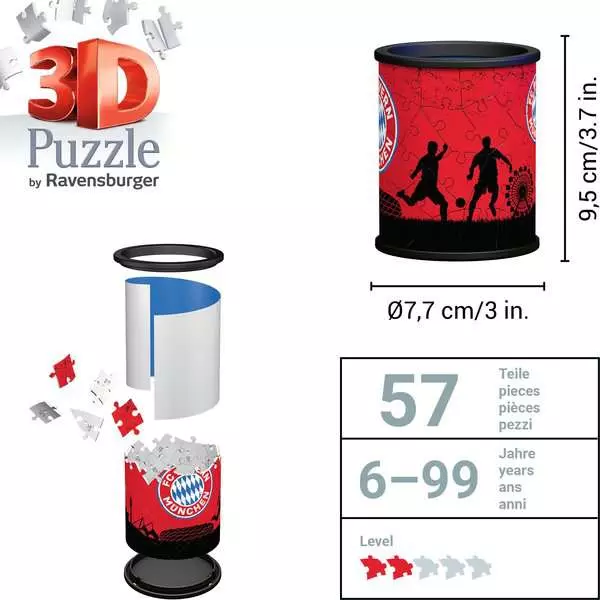 Ravensberger Matratzen 3D Puzzle Utensilo - FC Bayern München Sonderangebot der Fabrik