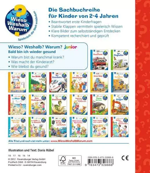 Ravensberger Matratzen Ravensburger Wieso? Weshalb? Warum? junior, Band 45: Bald bin ich wieder gesund Super Rabatt