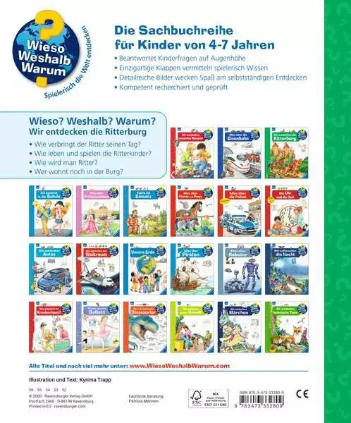 Ravensberger Matratzen Ravensburger Wieso? Weshalb? Warum?, Band 11: Wir entdecken die Ritterburg Fabrikladen