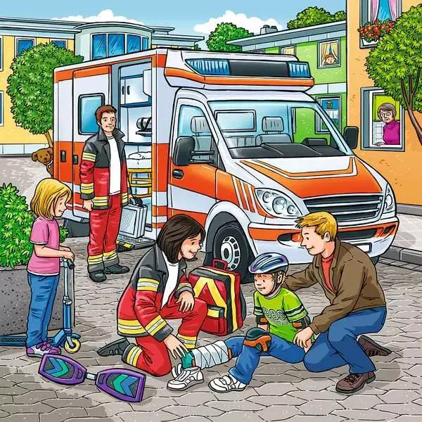 Ravensberger Matratzen Kinderpuzzle ab 5 Jahren - Helfer in der Not - 49 Teile Online