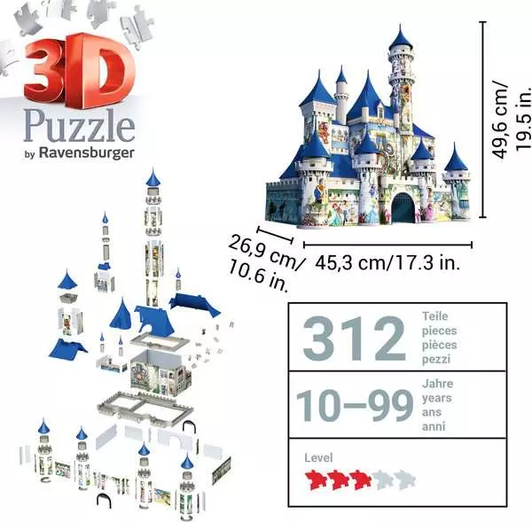 Ravensberger Matratzen 3D Puzzle Walt Disney Schloss Angebote