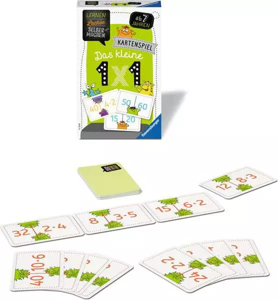 Ravensberger Matratzen Lernen Lachen Selbermachen: Kartenspiel Das kleine 1 x 1 - Kartenspiel ab 7 Jahren Fabrikverkauf