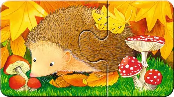 Ravensberger Matratzen Kinderpuzzle ab 2 Jahren - Tiere im Garten - 2 Teile Limitierter Zeitrabatt
