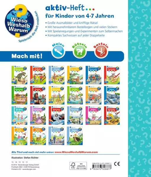 Ravensberger Matratzen Ravensburger Wieso? Weshalb? Warum? aktiv-Heft: Das Meer Fabrikpreis