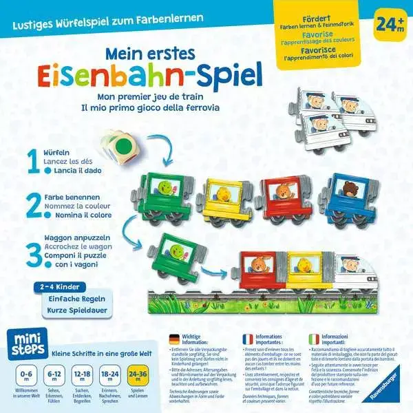 Ravensberger Matratzen Mein erstes Eisenbahn-Spiel - Kinderspiel ab [age] Jahren Online Shopping