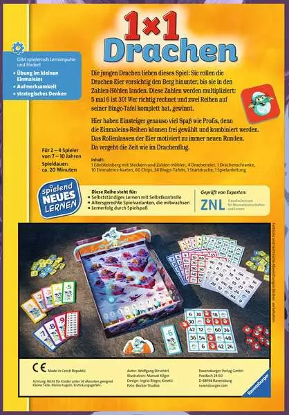 Ravensberger Matratzen 1x1 Drachen - Kinderspiel ab 7 Jahren Online Outlet