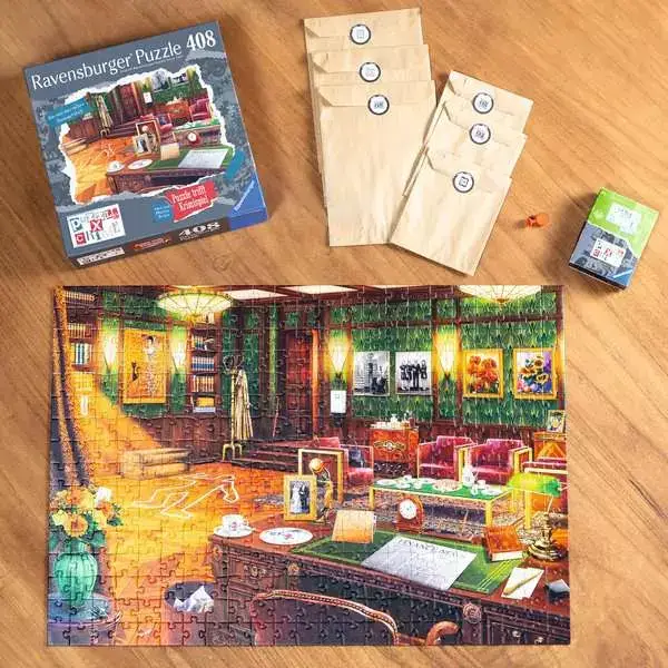 Ravensberger Matratzen Puzzle 408 Teile - Puzzle X Crime: Ein mörderischer Geburtstag Clearance-Verkauf
