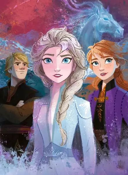 Ravensberger Matratzen Kinderpuzzle ab 9 Jahren - Elsa, Anna und Kristoff - 300 Teile 50% Rabatt für begrenzte Zeit