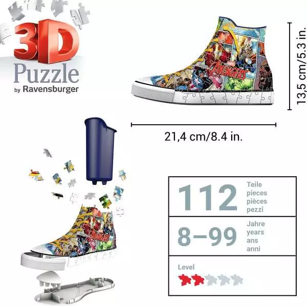 Ravensberger Matratzen 3D Puzzle Sneaker - Avengers Verkauf