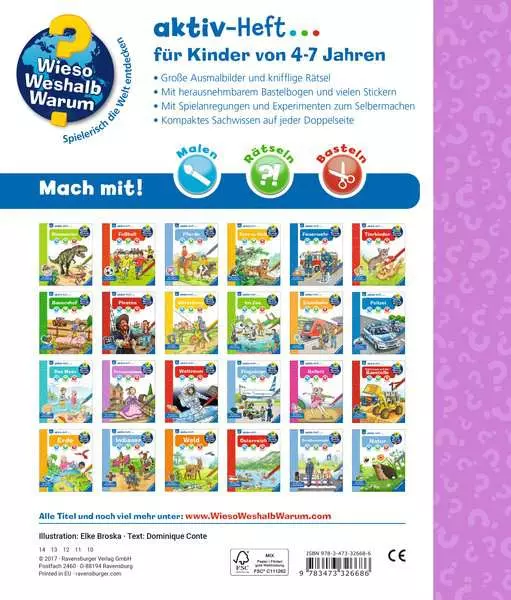 Ravensberger Matratzen Ravensburger Wieso? Weshalb? Warum? aktiv-Heft: Prinzessinnen Angebote