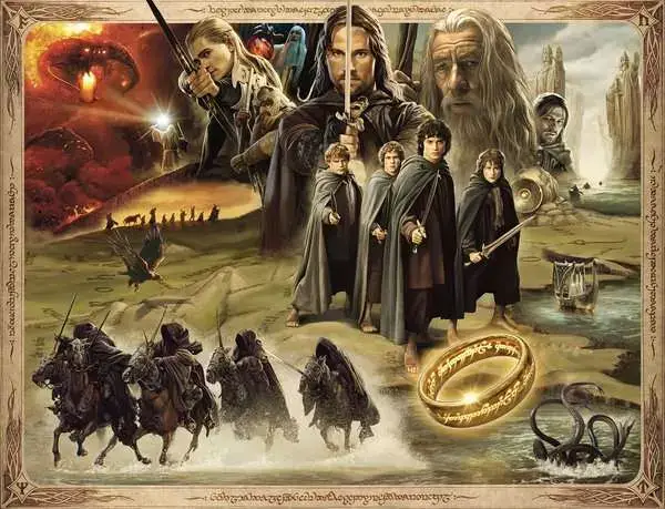 Ravensberger Matratzen Puzzle 2000 Teile - LOTR: The Fellowship of the Ring im Angebot