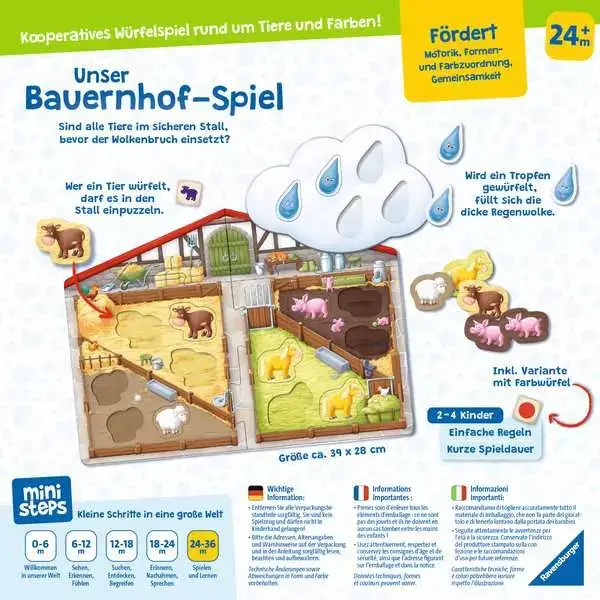 Ravensberger Matratzen Unser Bauernhof-Spiel - Kinderspiel ab [age] Jahren Fabrikverkauf