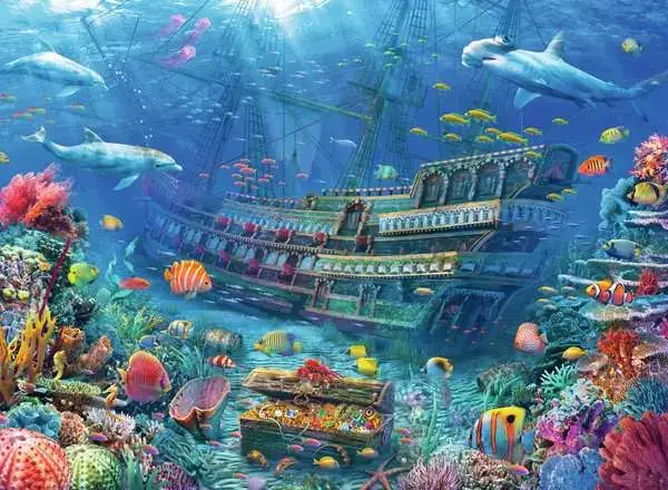 Ravensberger Matratzen Kinderpuzzle ab 8 Jahren - Versunkenes Schiff - 200 Teile Meist gekauft