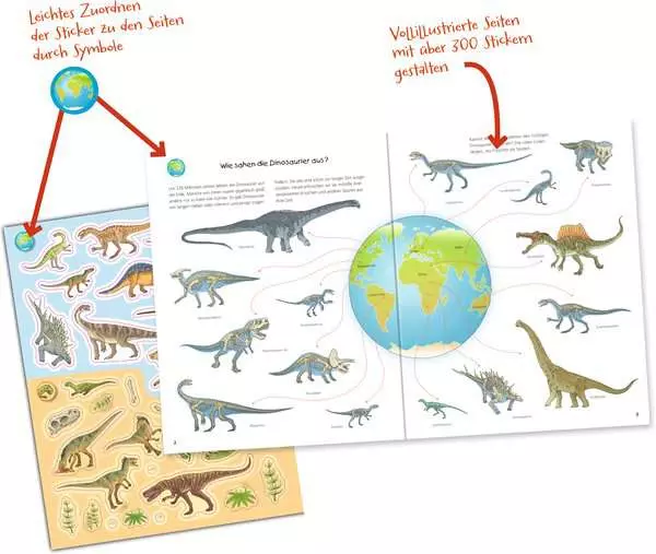 Ravensberger Matratzen Ravensburger Wieso? Weshalb? Warum? Stickerheft: Dinosaurier Blitzverkäufe