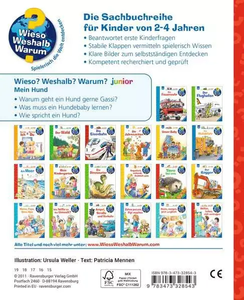 Ravensberger Matratzen Ravensburger Wieso? Weshalb? Warum? junior, Band 41: Mein Hund Fabrik Onlineshop