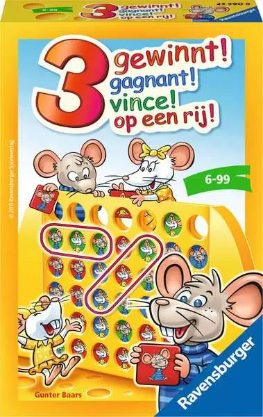 Ravensberger Matratzen 3 gewinnt! - Reisespiel ab 6 Jahren Flash Sale