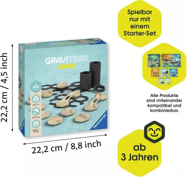 Ravensberger Matratzen GraviTrax Junior Extension Trax - Kugelbahn-Erweiterung für Kinder ab 3 Jahren Black Friday