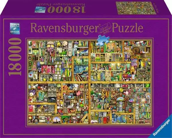 Ravensberger Matratzen Puzzle 18000 Teile - Magisches Bücherregal XXL Heißer Verkauf