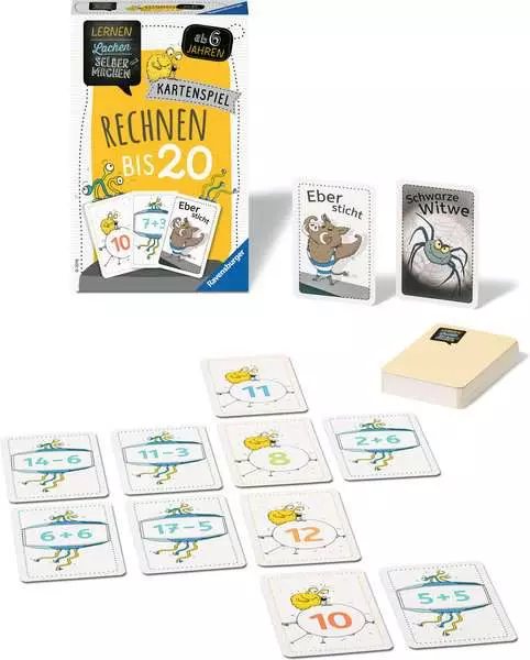 Ravensberger Matratzen Lernen Lachen Selbermachen: Kartenspiel Rechnen bis 20 - Kartenspiel ab 6 Jahren Online Outlet