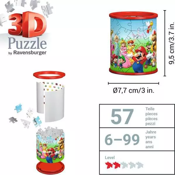 Ravensberger Matratzen 3D Puzzle Utensilo - Super Mario Super Sparpreis