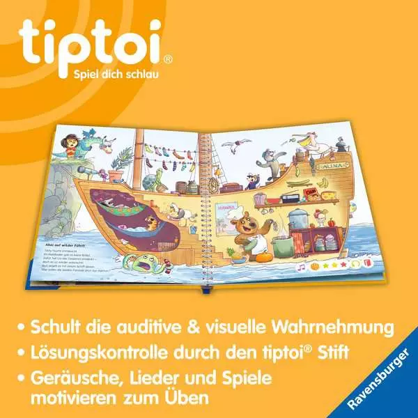 Ravensberger Matratzen tiptoi® Meine Lern-Spiel-Welt: Konzentration und Wahrnehmung Nur für heute