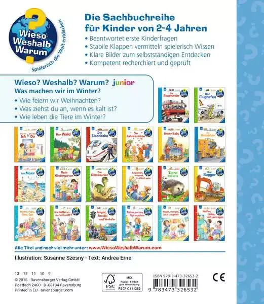 Ravensberger Matratzen Ravensburger Wieso? Weshalb? Warum? junior, Band 58: Was machen wir im Winter? Auslauf