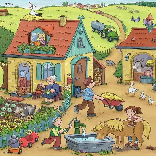Ravensberger Matratzen Kinderpuzzle ab 5 Jahren - Viel los auf dem Bauernhof - 49 Teile Hotsell