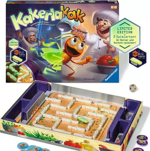 Ravensberger Matratzen Kakerlakak Glow in the dark - Kinderspiel ab 5 Jahren Günstiger Verkauf