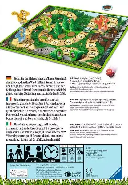 Ravensberger Matratzen Wo ist der Grüffelo? - Kinderspiel ab 4 Jahren Versandkostenfrei